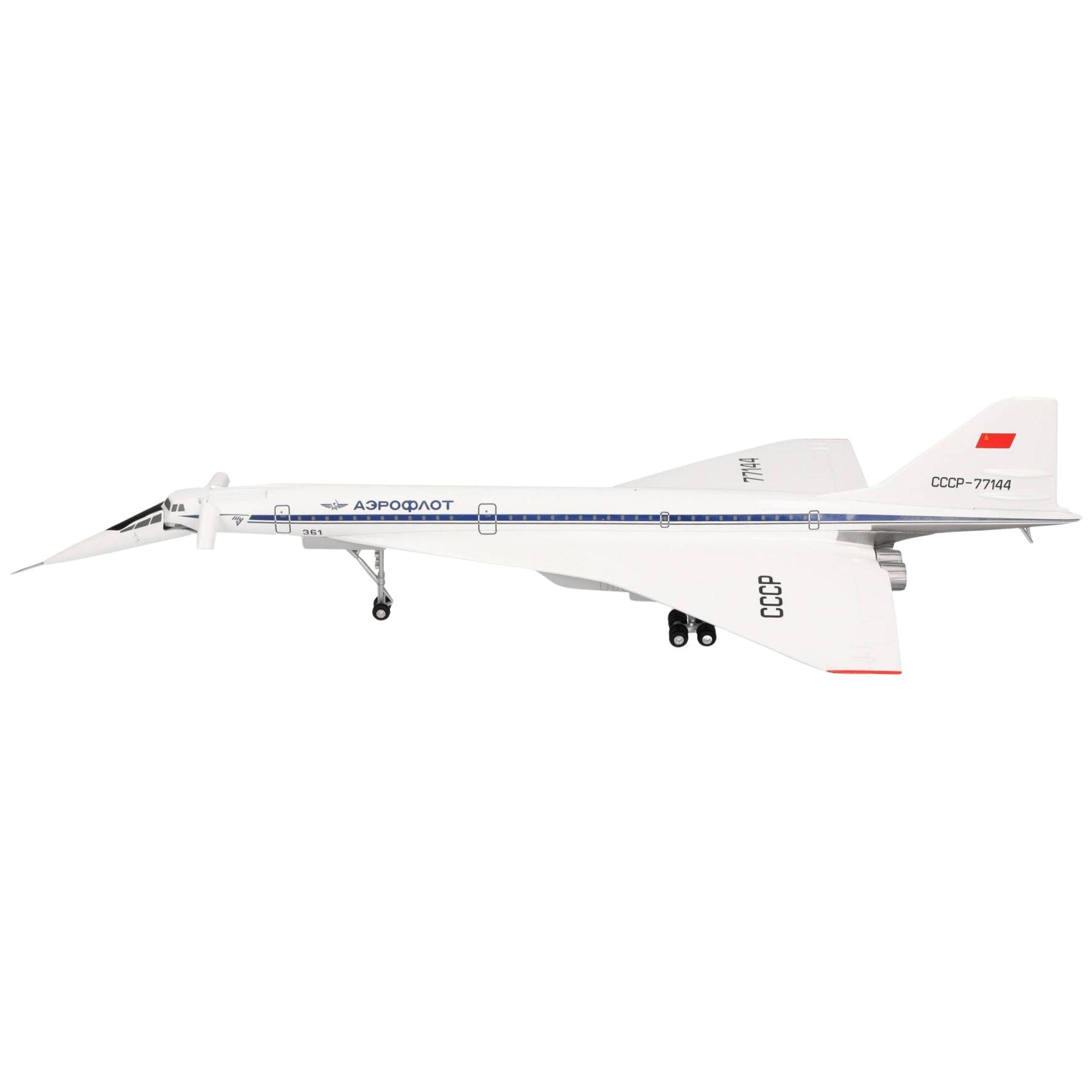 Tupolev Design Bureau Tupolev TU-144S Le Bourget 1975 1:200 Herpa Wings Flugzeugmodell